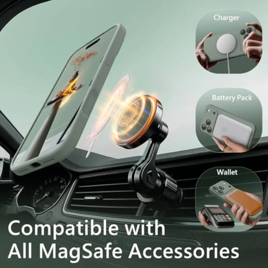 Magnetic for iPhone 17 Pro Case, Compatible with MagSafe, [Integrated Silicone Camera Control Button] [Camera Protection] Soft