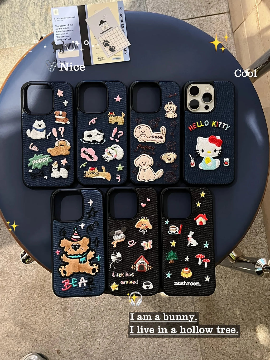 New Classic Embroidery style Cartoon For Hello Kitty Creative Festival Gifts Must-Haves Case For Iphone 17/16/13/14/15 Pro Max