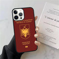 Albanian Flag Eagle Phone Case Cover For iPhone 17 Air 15 13 Pro Max 16 14 Plus 11 12 Apple max