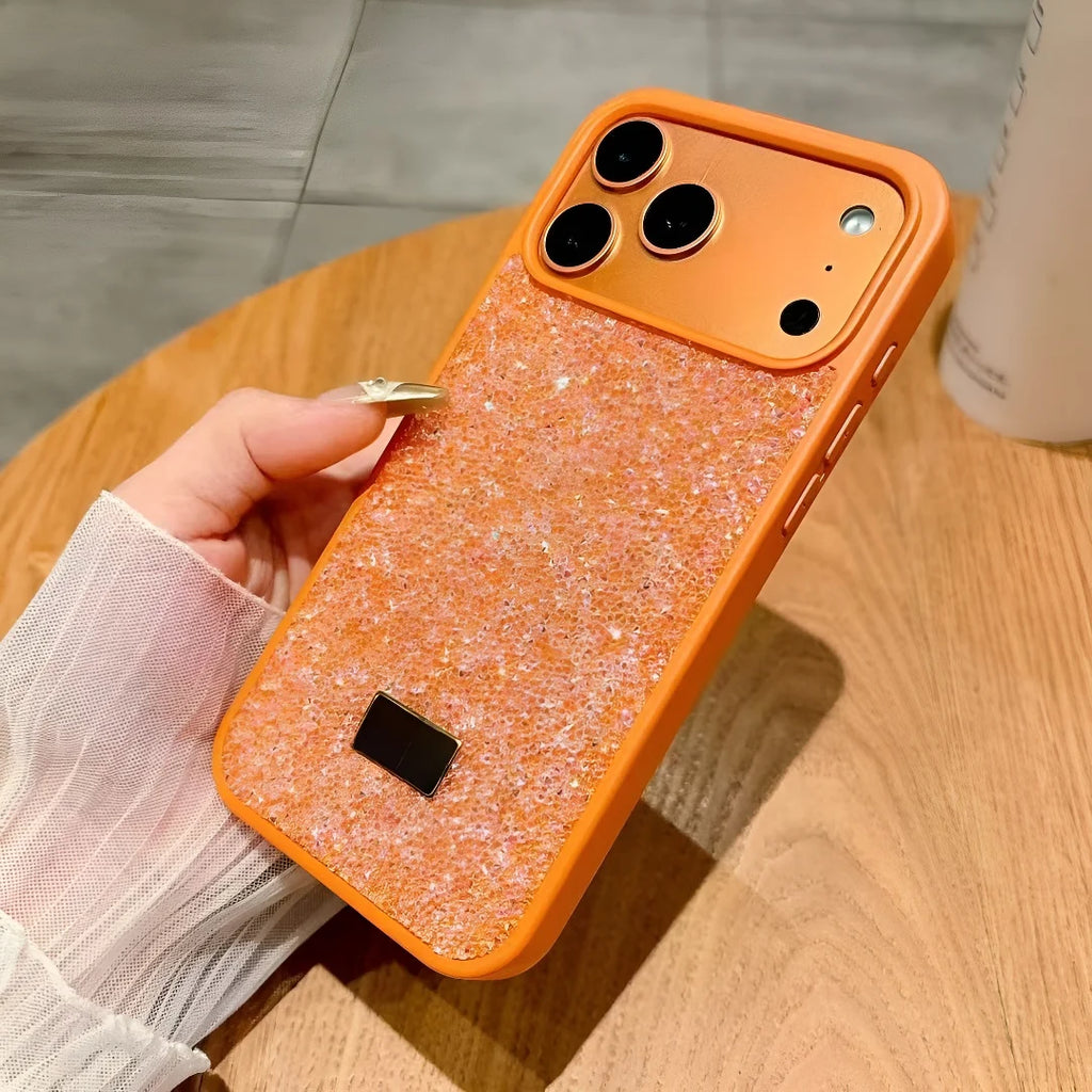 For Apple iphone 17 Pro Max Case fashion Bling Glitter Protective Back Cover case for iphone 16 15 14 13 12 Pro Max 17Plus shell