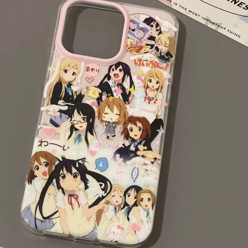 INS Japanese Light Sound Young Girl For IPhone 17 16 15 14 13 12 11 Promax X XR XSMAX 7 8 Plus Fashion Minimalism Matte Advanced