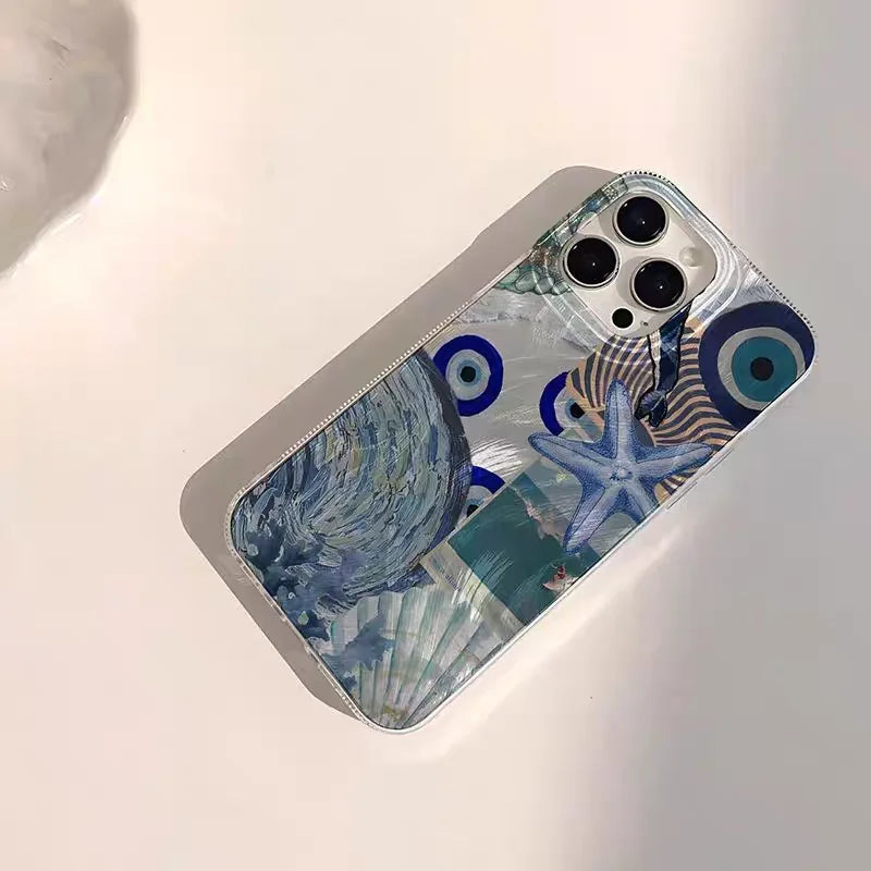 Seashell Ocean Turtle Case For Infinix Note 40 Hot 30i 40 Pro 40i 30 Play Smart 8 7 Tecno Spark 10 Pro 10C 20 Camon 30 5G Cover