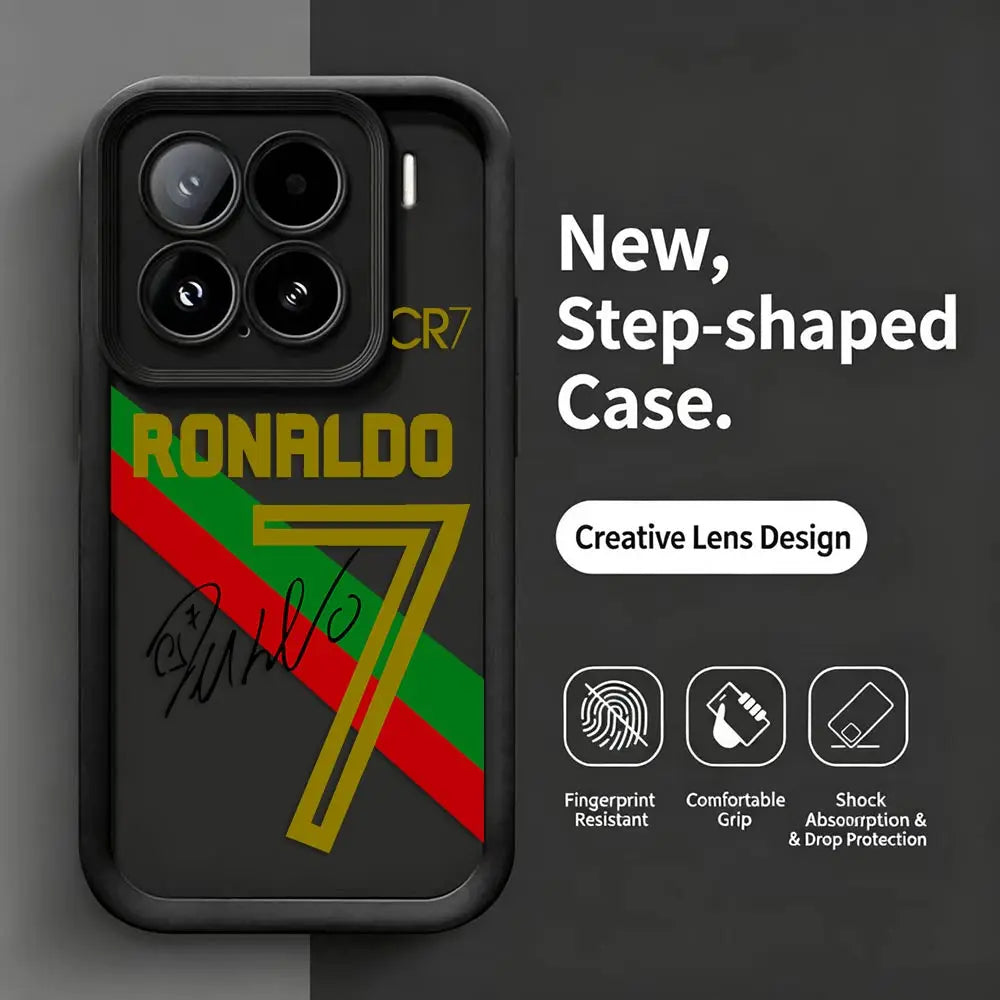 Football Star C-CR7 Phone Case For Redmi NOTE 8 9 A1 A2 A3 A5 A7 9T 10 10C 12 12C 13 13C 14C 15 15C K30 K40 K60 K50 Case Cover
