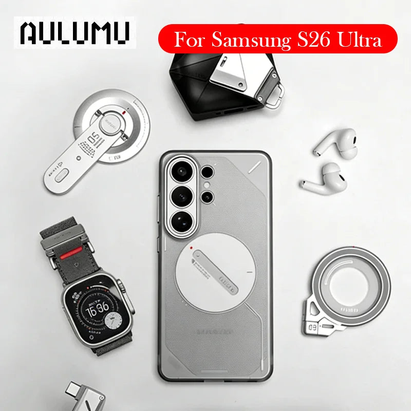 Aulumu Case For Samsung S26 Ultra Wireless Charging Airbag Back Cover Shell