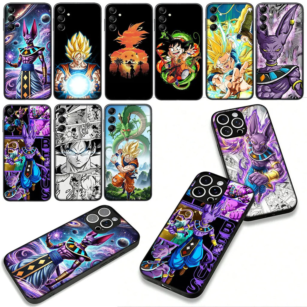 Phone Cover Beerus Dragon Gokus Ball DragonBalls for Apple iPhone 17 16 11 Pro XS Max XR 6 7 8 Plus + 16E SE 2020 Air 5 8+ Case