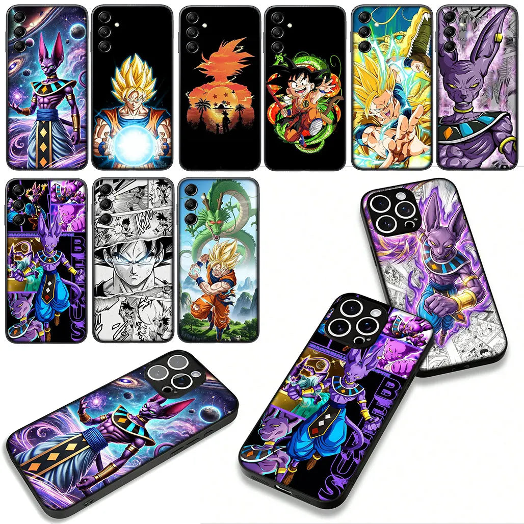 Phone Cover Beerus Dragon Gokus Ball DragonBalls for Apple iPhone 17 16 11 Pro XS Max XR 6 7 8 Plus + 16E SE 2020 Air 5 8+ Case