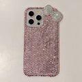 3D Glitter Bowknot Diamond Crystal Phone Case for iPhone 13 12 15 14 16 Plus 17Pro 17 Pro Max Air 11 Shockproof Bling Cover Case