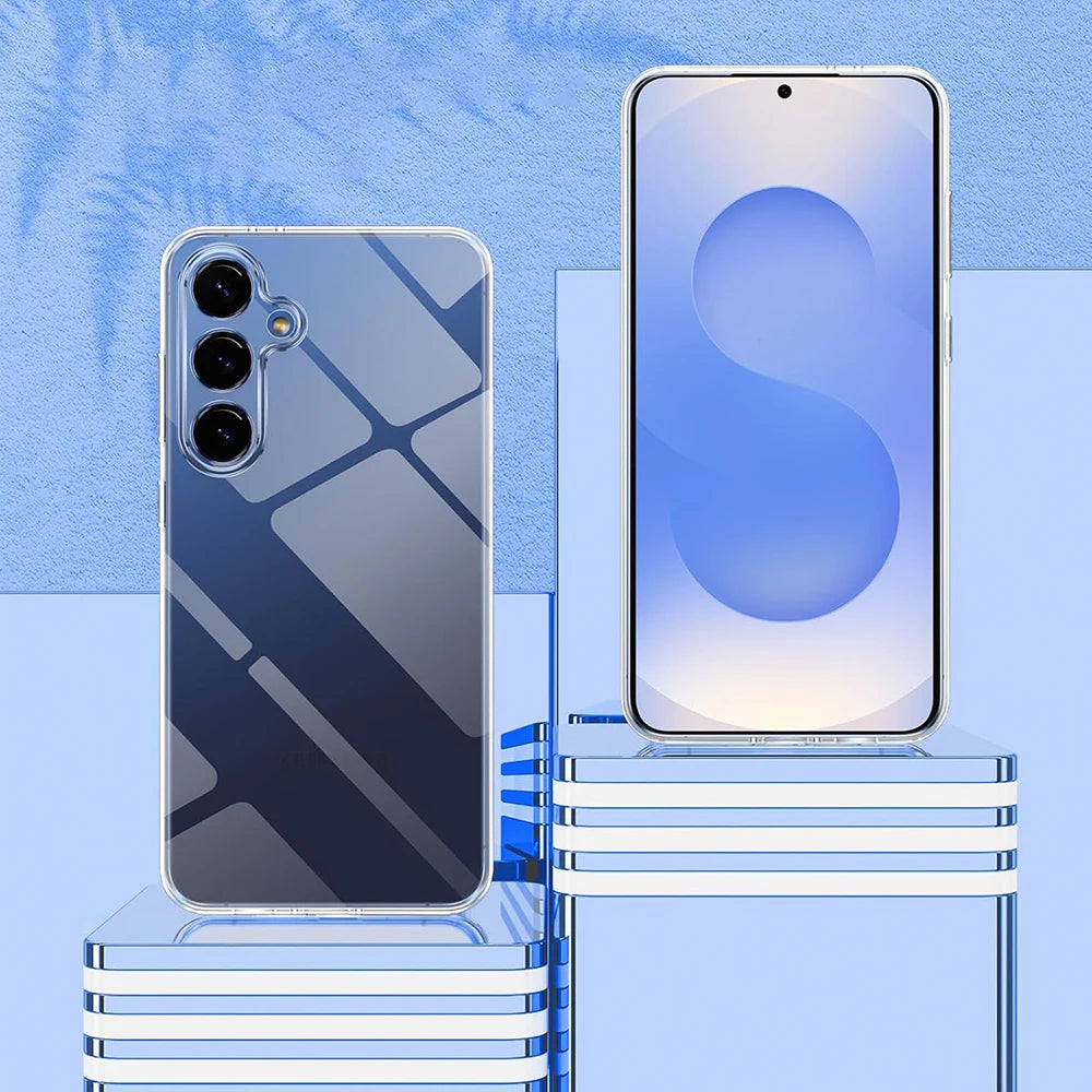 For SamsungS26Ultra Silicone Soft Case For Samsung Galaxy S26 Ultra S26+ Plus Clear Crystal Ultra Thin Shell Shockproof Coque