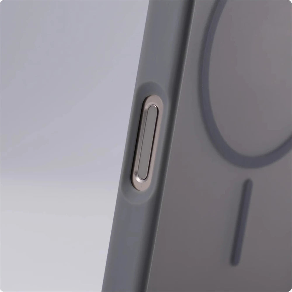 Luxury Matte Translucent Magnetic Case For iPhone 17 16 Pro Max 15 14 Plus 13 12 For Magsafe Wireless Charging Shockproof Cover
