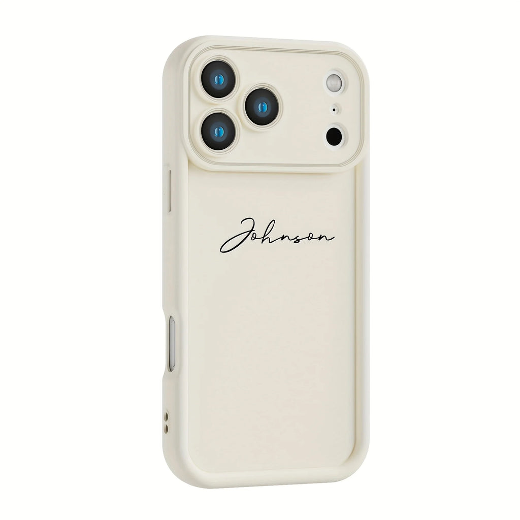 Custom Text Case For iPhone 6 6s 7 8 Plus SE 2020 2022 17 Air 16 15 14 11 Pro Max 12 13 Mini X XS XR  DIY Design Your Signature