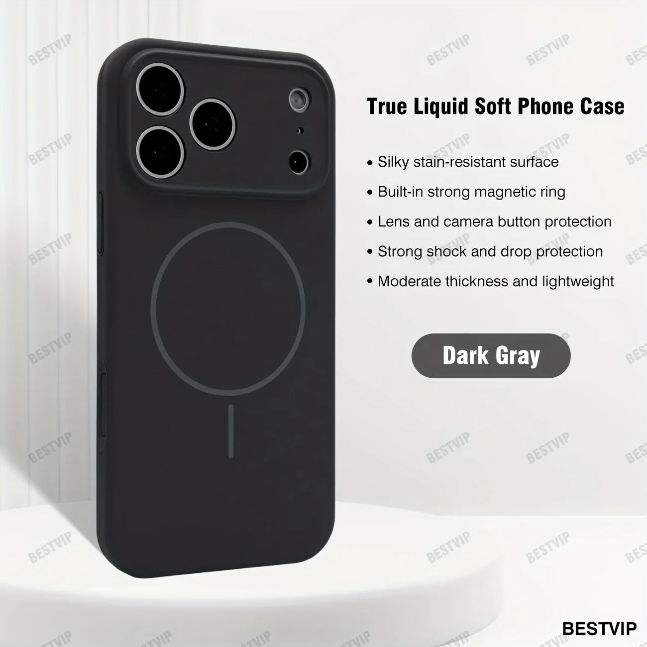 2L KKX Suitable for iPhone 17 Pro Max liquid soft rubber phone case, with smooth touch, compatible with iPhone 13/14/15/16/17