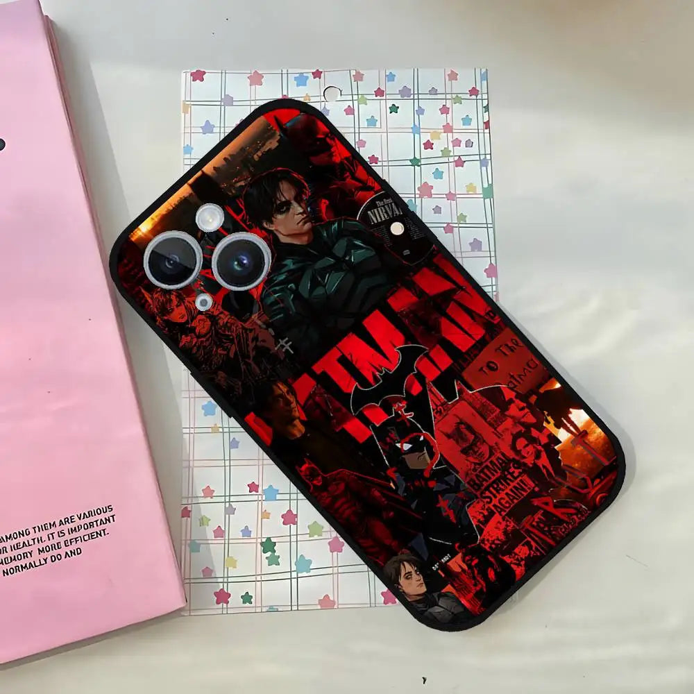 Cool-H-Batmans-S Fashion Phone Case For IPhone 17 15 Pro Max 14 Pro 12 11 13 Mini X XR XS 16 Plus SE Back Cover