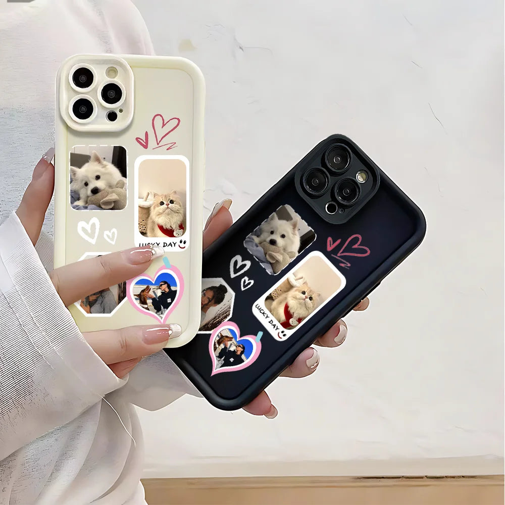 DIY Customized For iPhone 17 16 16e 15 14 13 12 11 Pro Max XS XR 7 8 Plus SE 2020 Your Photo Silicone Phone Case Back Cover