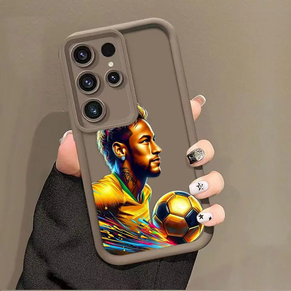 Phone Case For Samsung A13 A14 A15 A16 A17 A22 A23 A26 A27 A32 A51 A52 A53 A55 A56 A57 A72 A73 A71 Cover Footballer N-Neymar 10