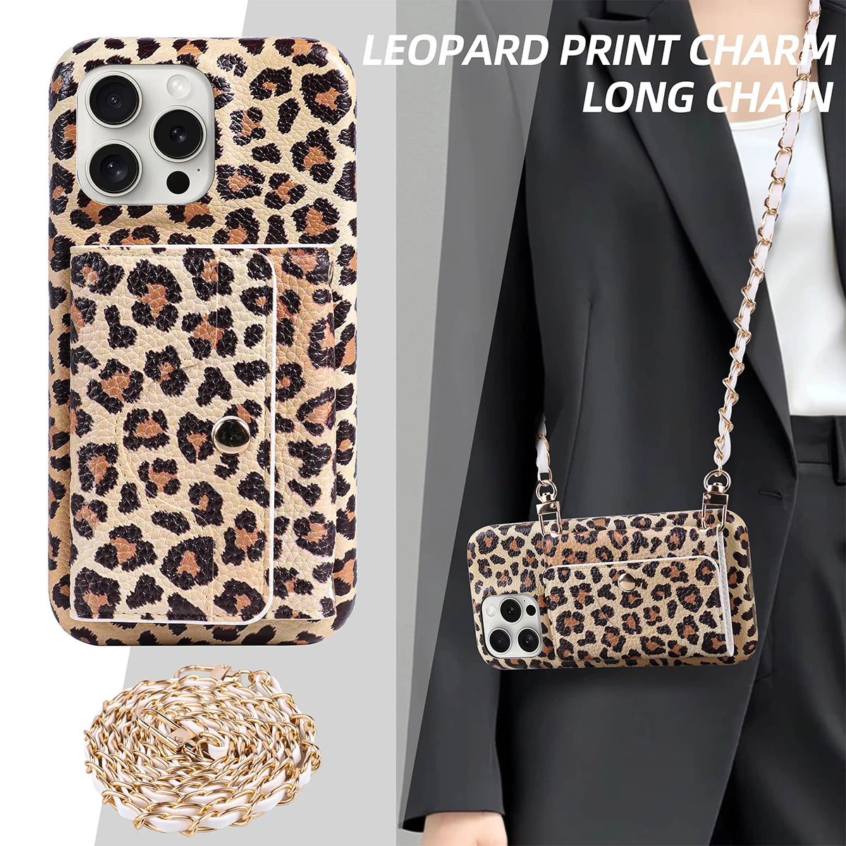 Luxury High-end PU Leather Wallet Case For iPhone 16 15 14 Plus 13 12 11 Pro MaxFashion Crossbody Multifunctional Cover