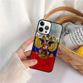 Russia Flag national emblem Phone Case For iPhone 17 Air 16 15 14 11 12 13 Pro  MAX Plus coque Cover Shell