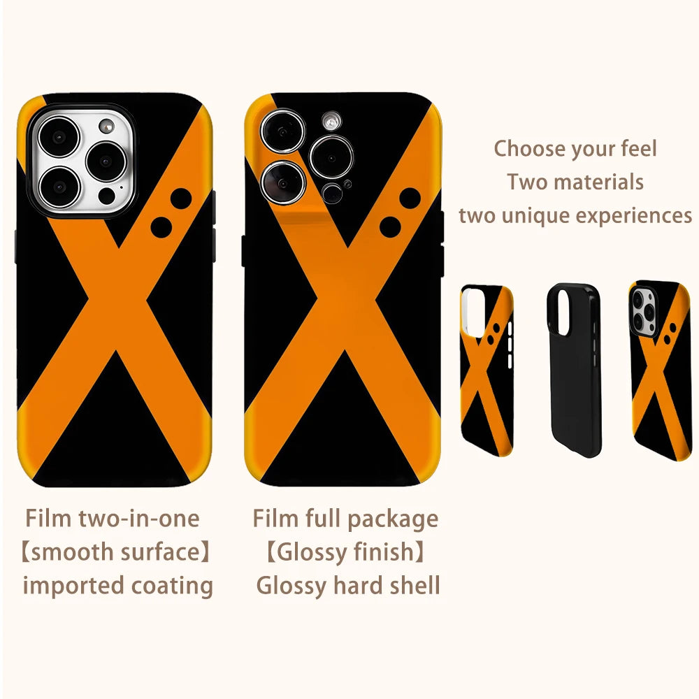My Hero Academia Phone Case for iPhone 17 16 15 14 13 12 11 X XS XR XSMAX 7 8 Air Pro Max Plus Luxury Double-layer Back Cover