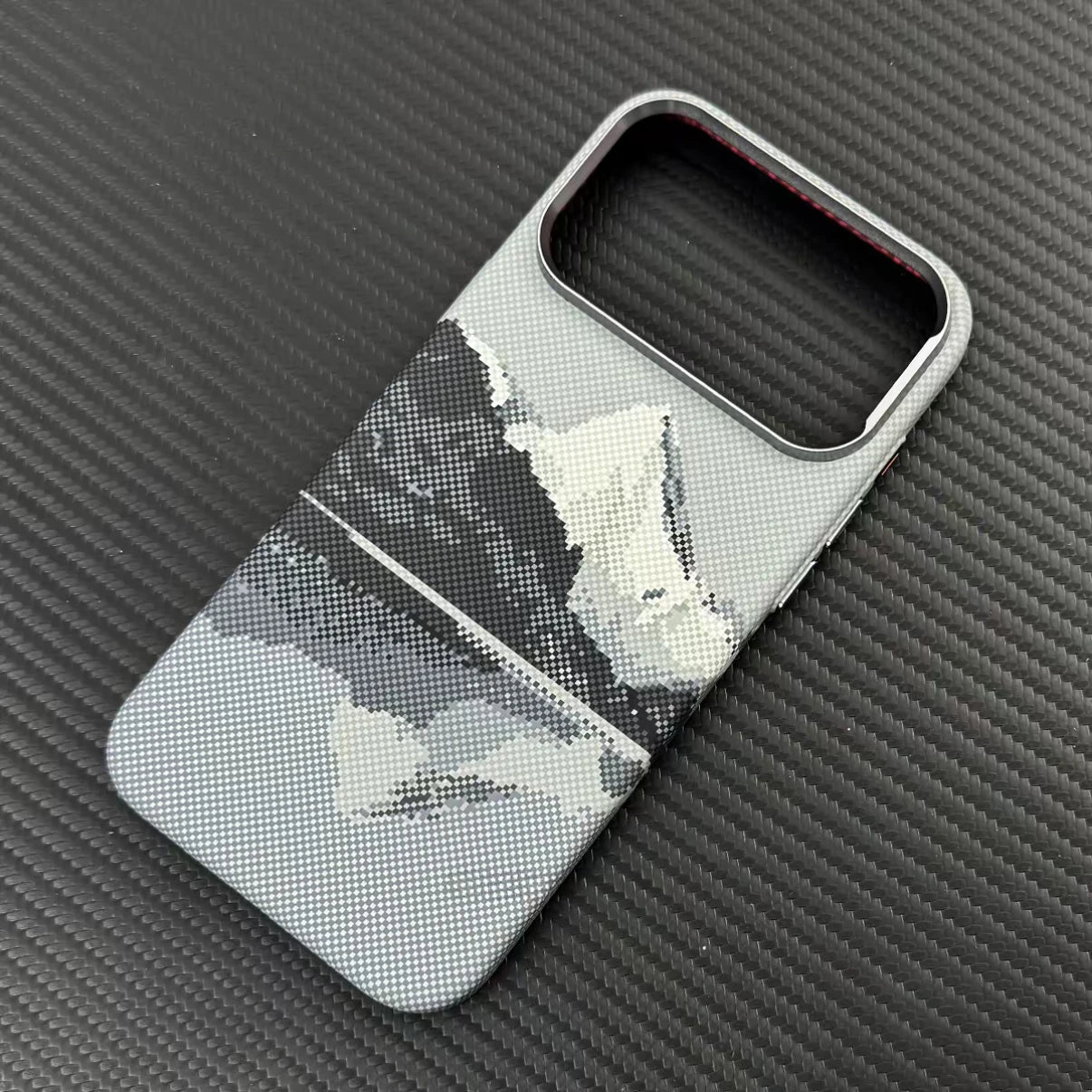2026 New Plaid Mountain Magnetic Case for iPhone 15 16 17 Pro Max Magnets Charging Back Cover Camera Lens Protection Phone Shell