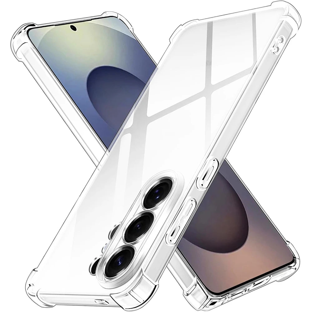 Shockproof Silicone Case For Samsung Galaxy S26 Ultra S26+ Plus Clear Airbag Clear Soft S26ultra Shell For SamsungS26 Cover 2016