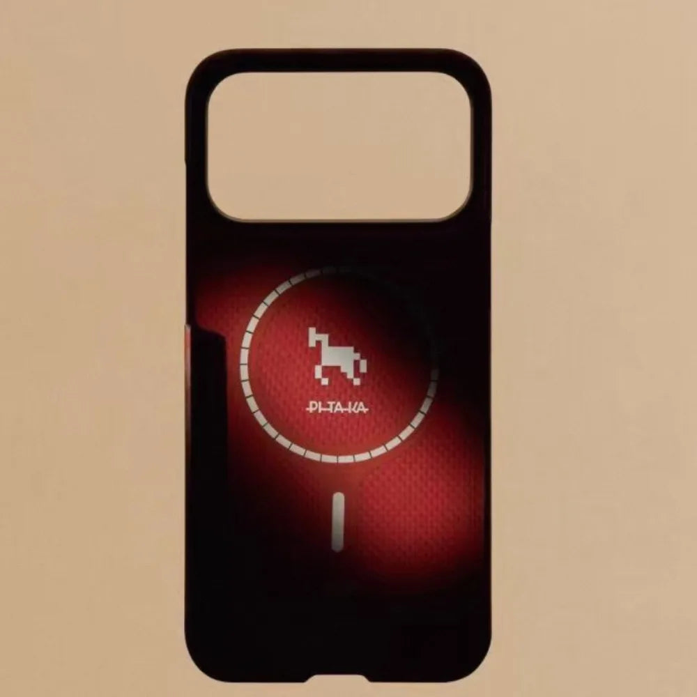 PITAKA Carbon Fiber Case for iPhone 17 Pro Max/17 Pro/16pro Max/16pro/Air Year of The Horse Limited Edition Kevlar Magnetic Case