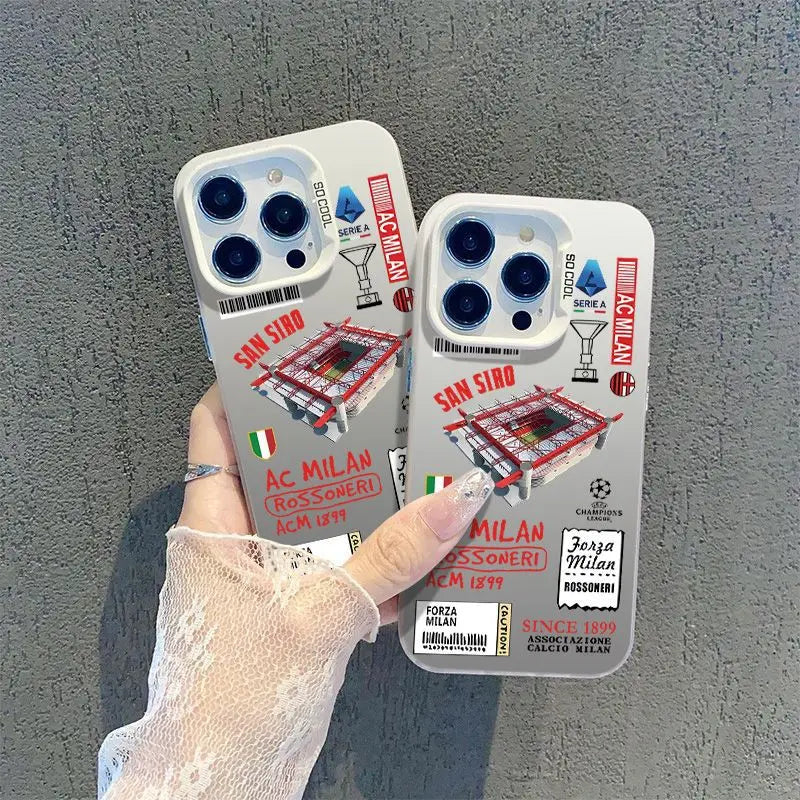 Super Cool AACC Football Arena Phone Case For iPhone 16 15 14 13 12 11 Pro Max XR XS MAX 7 8 PLUS MINI INS Luxury Matte Cover