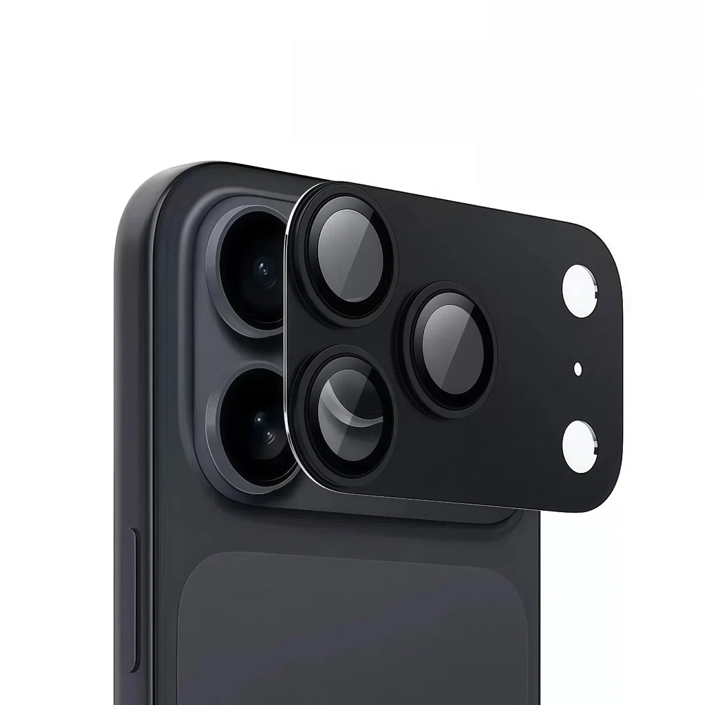 All-in-One Metal Lens Protector for Apple iPhone 17 Pro Max, Full-Coverage Camera Guard Film for iPhone 17 Pro Rear Cameras