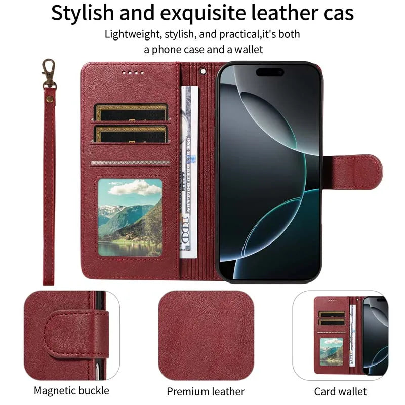 Leather Case For Honor X8C X7C X8B X7B X8A X7A X8D X7D X7 d X8 c HonorX8C Cover Flip Wallet RFID Blocking Anti-Theft Book Coque