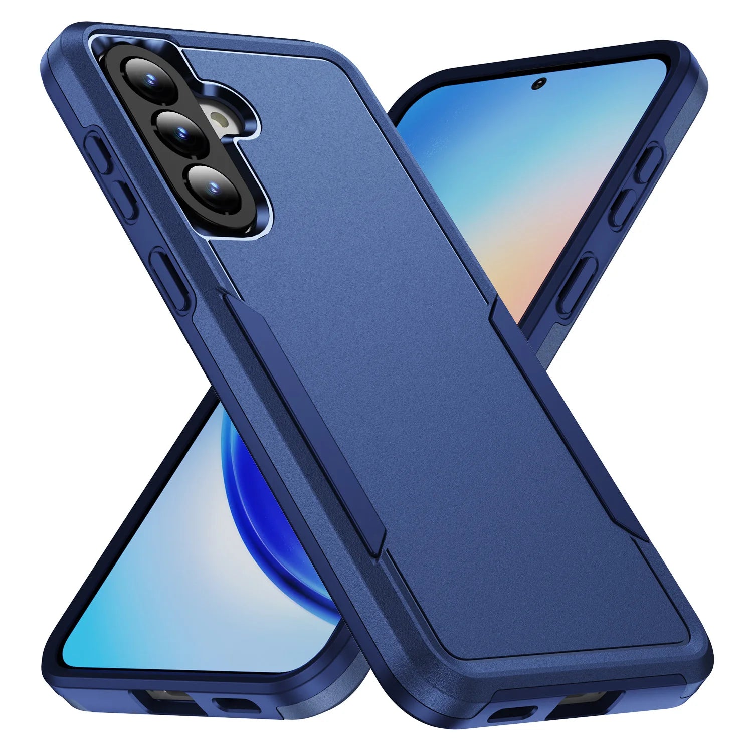 Precise Cutouts Armor Case for Samsung Galaxy A57 5G S26 Ultra A17 A37 A56 A55 A54 A16 A15 A14 A36 A35 S24 FE S25 S26 Plus