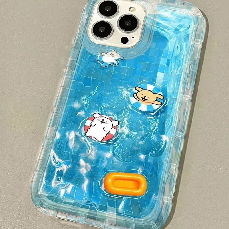 Lovely Line Dog Soft Phone Case for Samsung Galaxy S24 Ultra S23 S22 S21 FE S20 Plus Note 20 10 Pro A34 A54 A33 A53 TPU Printi