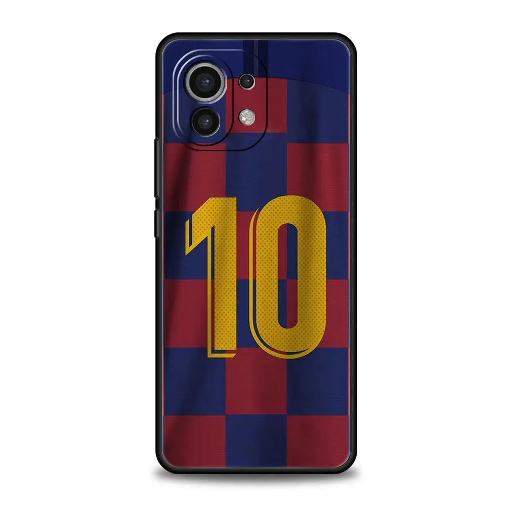 Football 10 Player Phone Case Cover for Xiaomi Mi 17 15 14 13 12 11 Ultra 15T 14T 13T 12T 11T Pro Lite 5G Soft TPU Shell Fundas