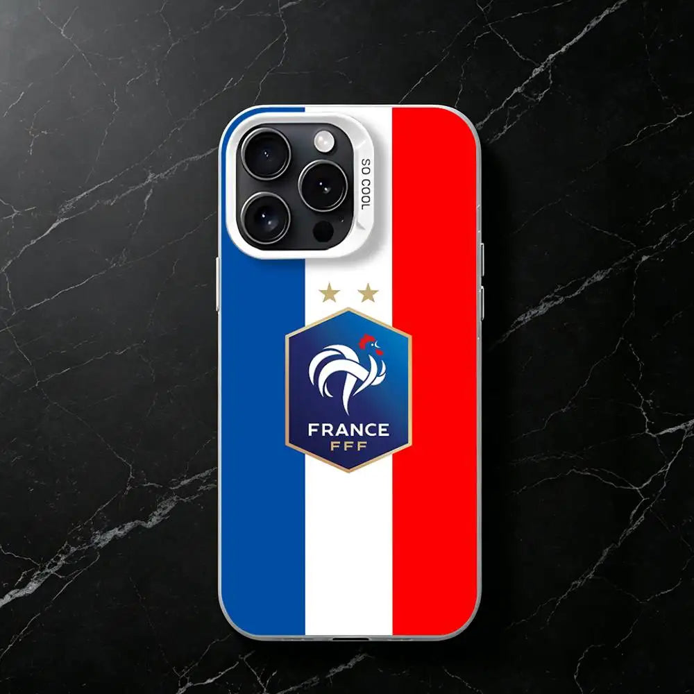 France Francia Football Team Phone Case for iPhone 17 16 Max Mini 15 14 13 Pro Plus 12 11 X XS Air Premium Protector