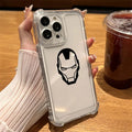 Marvel Spiderman Ironman Clear Case For iPhone 17 16 15 14 13 12 11 Pro Max 16e 17e Air 13 Mini 15 Plus XS XR X 7 8 Phone Cover