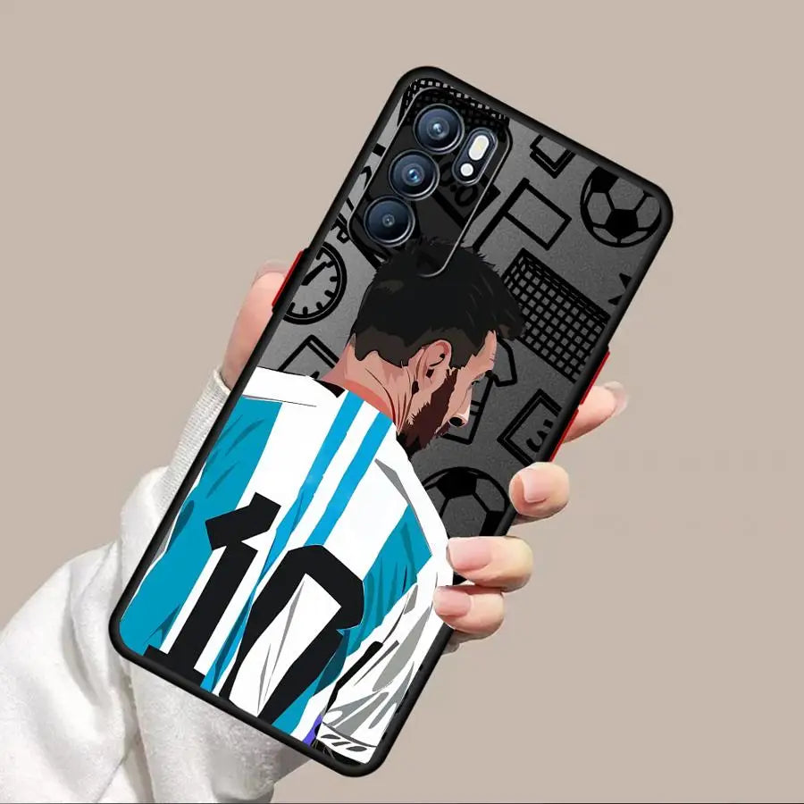 Football Number Phone Case for Xiaomi Redmi Note 11 9 Pro 11S 12S 11T 9S 10 Pro 10S 12 13 Pro 13 Pro Soft Cover