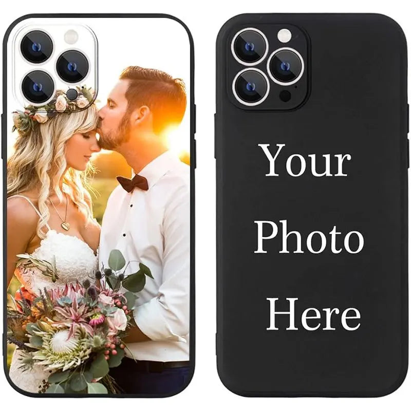 Customized Photo Silicone Soft Phone Case For iPhone 17 16 15 14 13 12 11 Pro Xs Max X XR Mini 16e 7 8 Plus SE 2020 2022 Cover