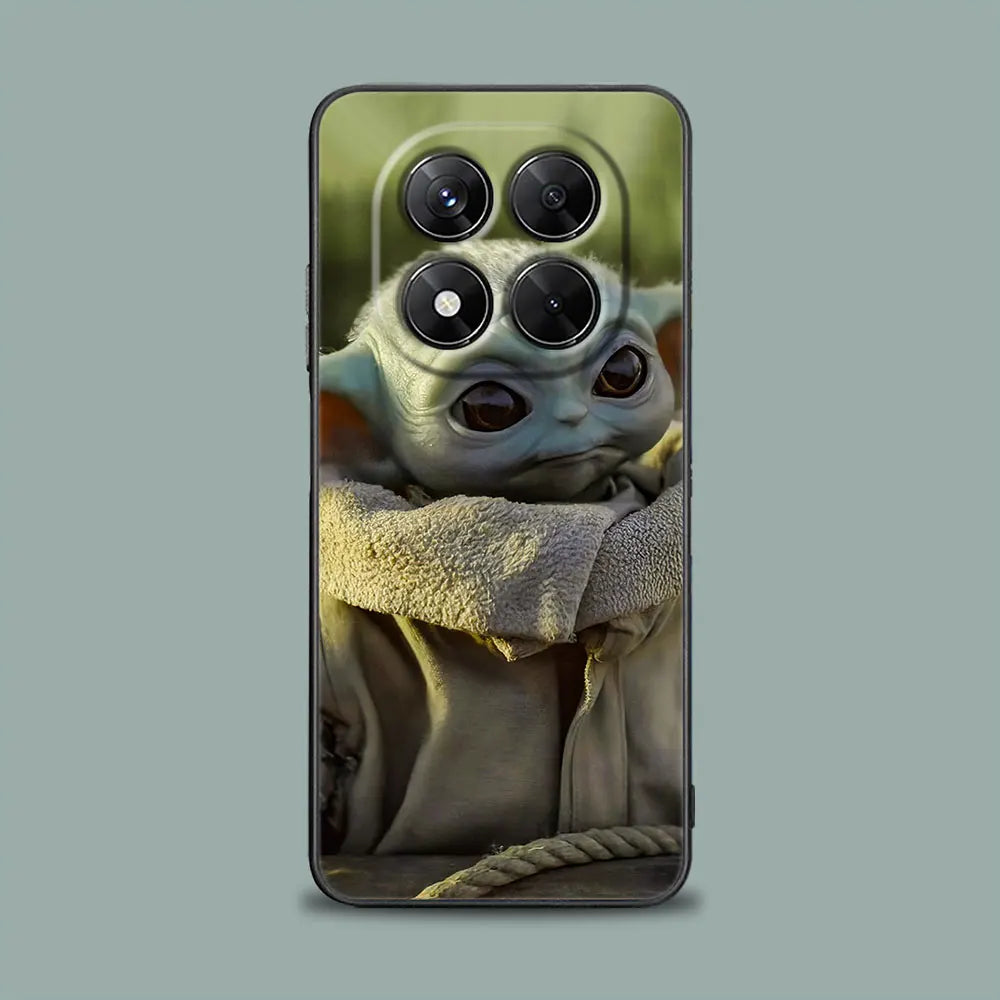 Yodas Groots Baby Phone Case For Redmi 15C 14C 13C 12C Back Cover For Redmi Note 15 14 13 12 Pro Plus 11 10 8 Pro Silicone Case