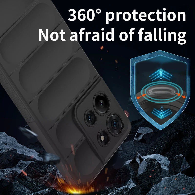 Shockproof Shield Phone Case For Motorola Moto G86 G56 G06 G67 G57 Power G05 G15 G35 G55 G75 Edge 50 Neo 60 Pro 70 Fusion Cover