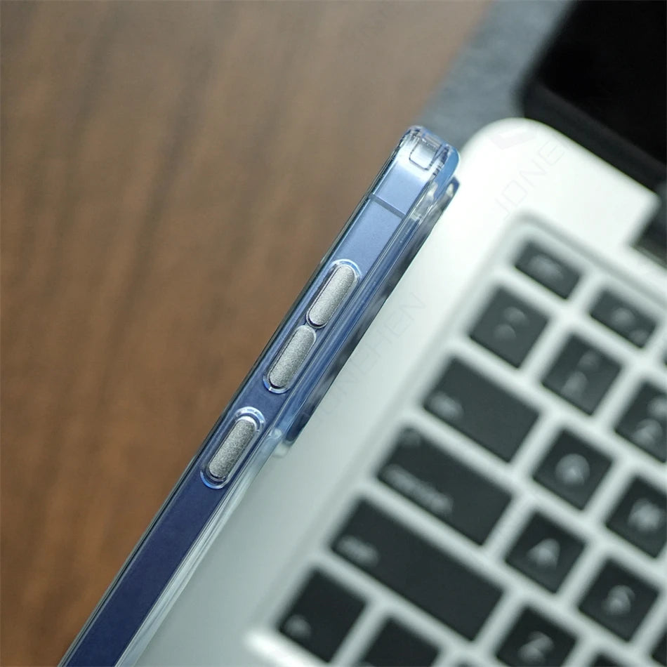 Magnetic For Magsafe Wireless Charging Translucent Case For Samsung Galaxy S26 S25 S24 Ultra Matte Clear Shockproof Bumper Cover