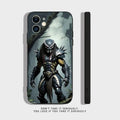 A-Alien Vs Predator Painted Phone Case For iPhone 17 16,15,14,13,12,11,Pro,XS,Max,XR,Plus,Mini Soft Silicone Black Shockproof