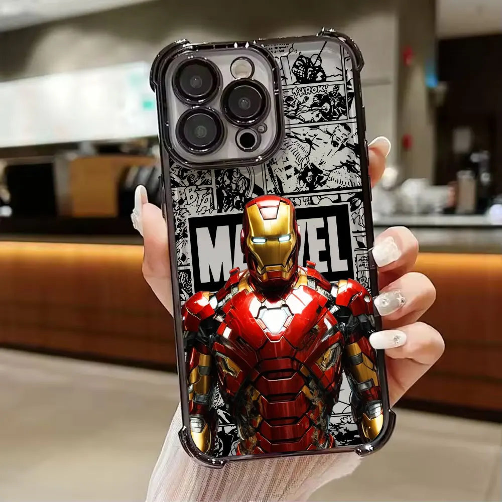 Marvel Spiderman Ironman Comic Phone Case For Xiaomi Poco X8 Pro Max Cases X5 X6 X7 F4 F5 F7 Pro F8Ultra M7 X8Pro Silicone Cover