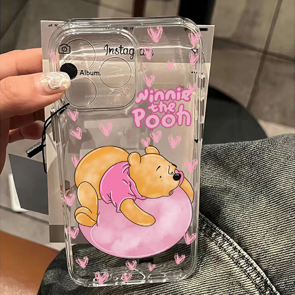 Lovely W-Winnie the P-Pooh Phone Case For iPhone 17e 17 16 16e 15 14 13 12 11 Mini Pro Max X XR XSMax 7 8 Air Plus Back Cover