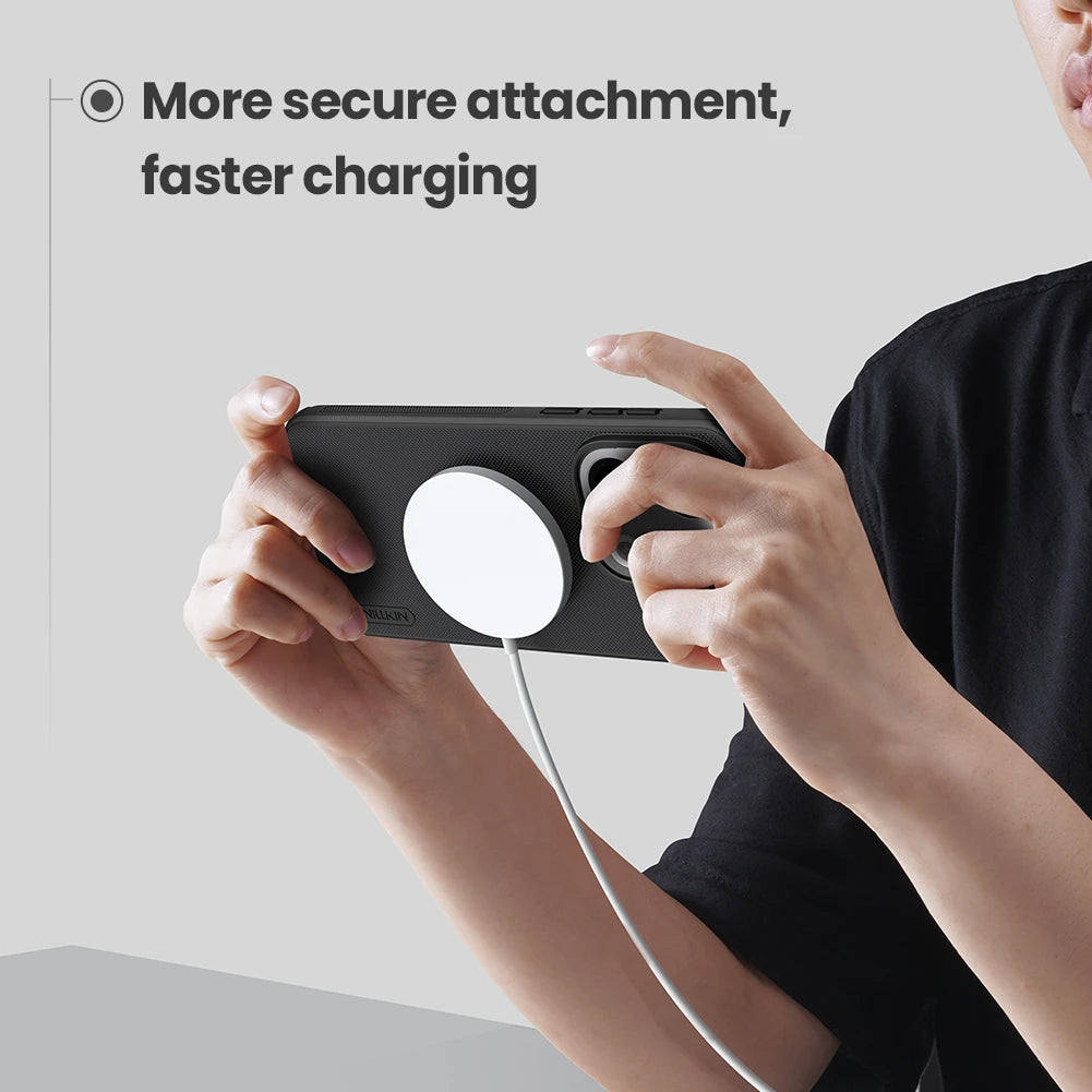 For OPPO Find X9 5G Magsafe Case Nillkin Magnetic Frosted Shield 360 PC TPU frame Matte full Back Cover