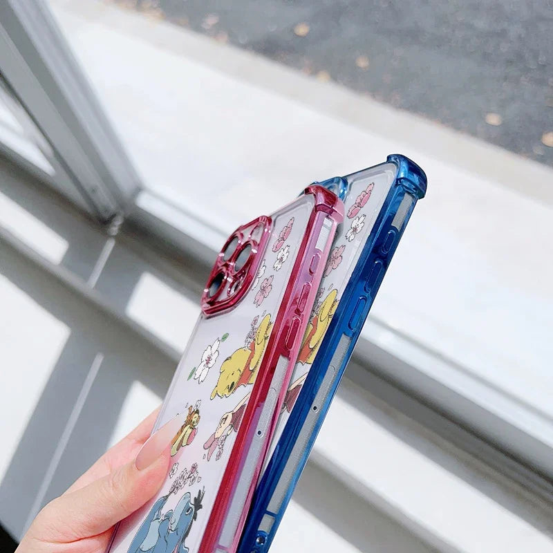 Flower Winnie the Pooh Bear Case For Huawei Honor 600 400 Lite Pro X9D X9A X9B X8C X8B X8A X7D X7A X6C X6A X5B 5G Disney Case