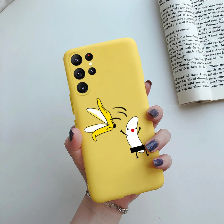 For Samsung S23 Ultra Case S23 Plus Cute Cactus Back Cover Silicone Phone Case For Samsung Galaxy S23 Ultra S 23 Plus Soft Cases