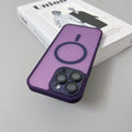 Magnetic Luxury Matte Translucent Armor Shockproof Case For iPhone 16 15 14 13 11 12 Pro Max For Magsafe Wireless Charge Cover