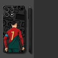 Football Number Black Soft Phone Cover Case for Honor X6 200 400 Lite X9a X8 8X X5b 70 90 X7 Magic5Lite