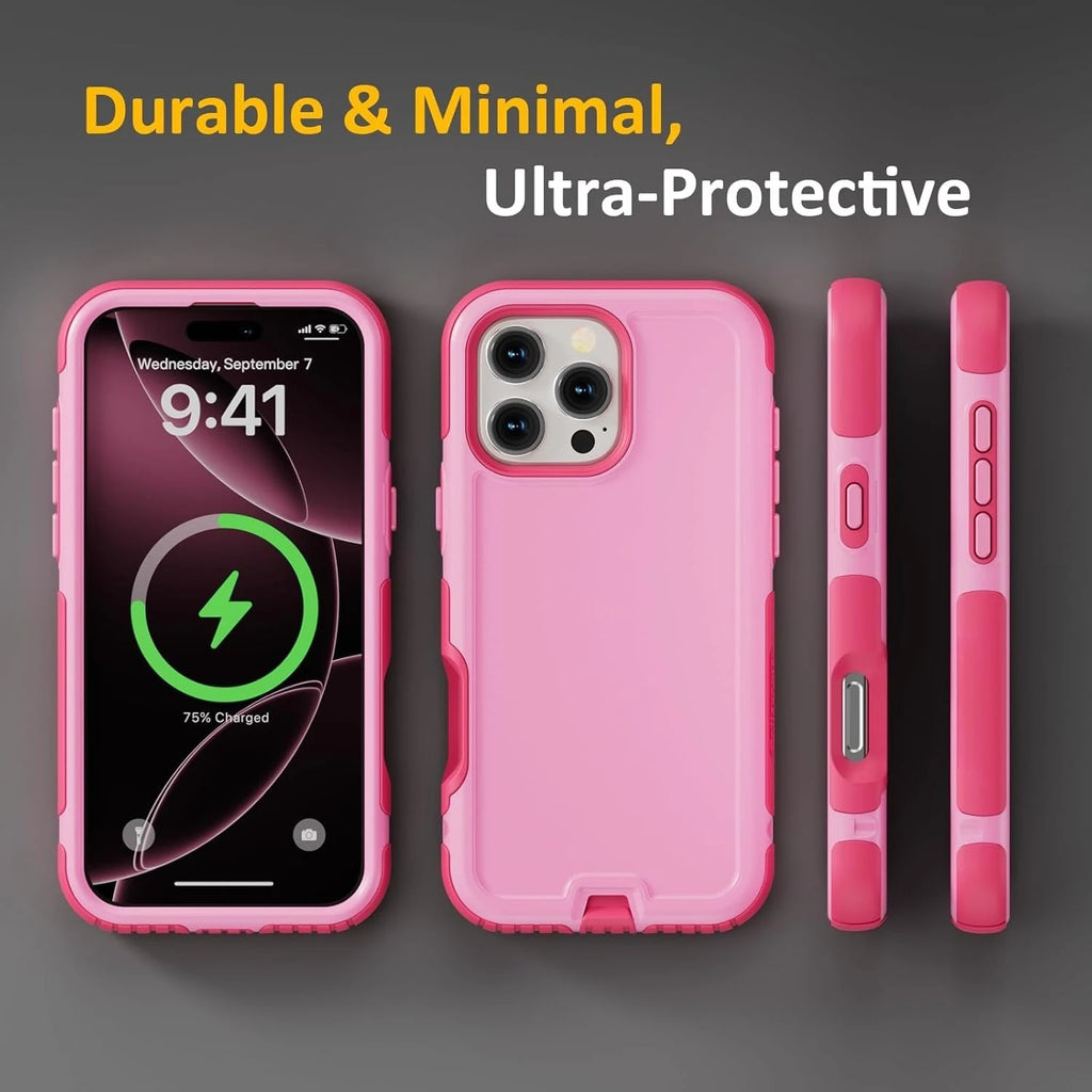 For MagSafe Heavy-Duty Armor Phone Case For IPhone 16/15/14 Pro Max Plus Magnetic Charging Military Grade Drop Protection Cover