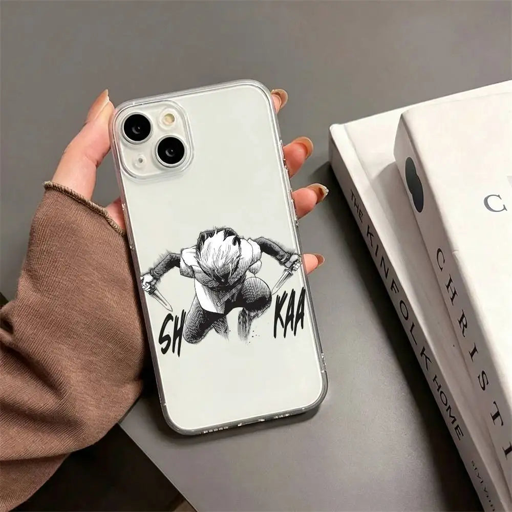Vinland Saga Manga Thorfinn   Phone Case For iPhone17,16,15,14,13,12,11 Plus,Pro Max Soft Transparent Cover
