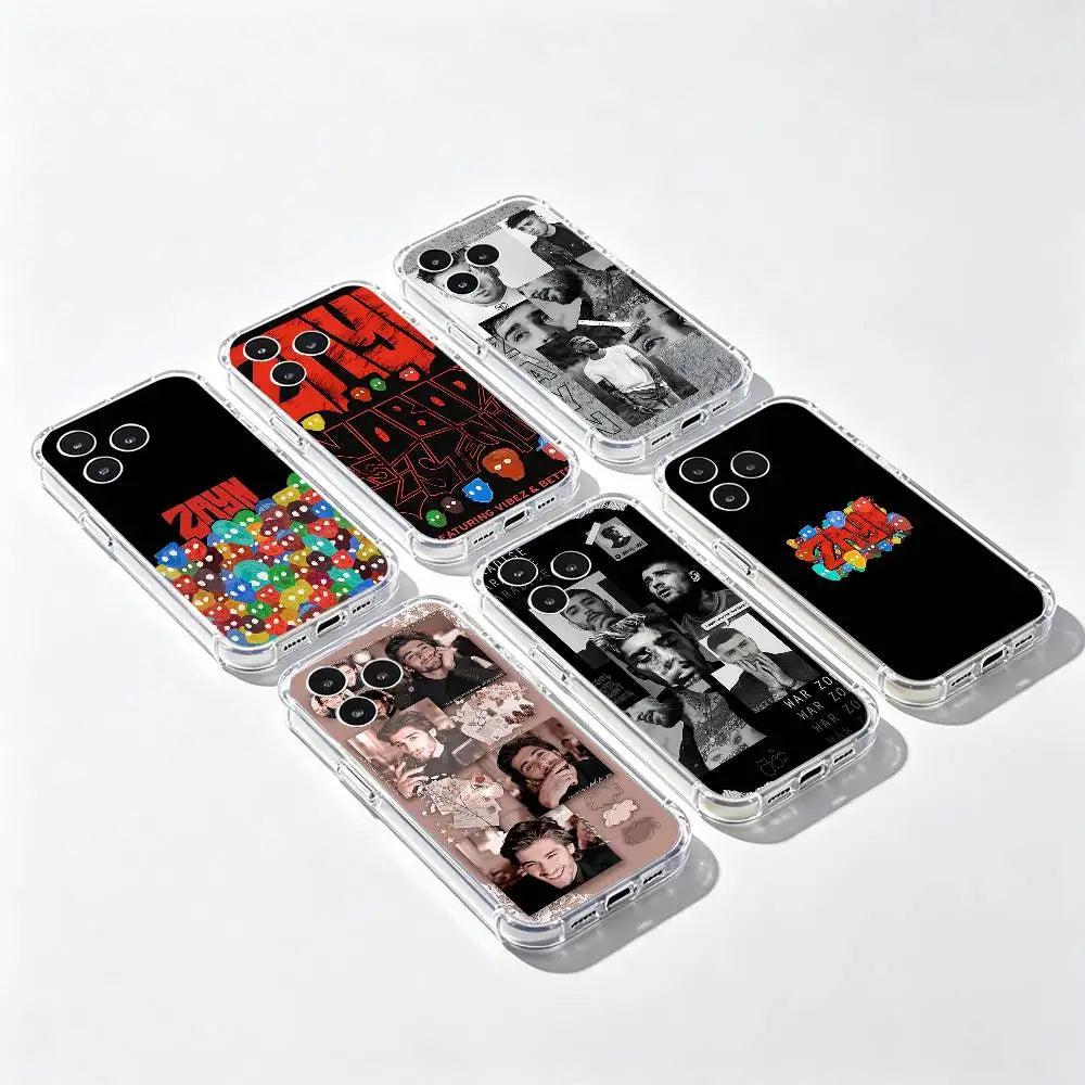 Singer Zayn Malik Phone Case Transparent IMD For IPhone 17 16 15 14 13 12 11 PRO MAX PLUS Mini Soft Cover