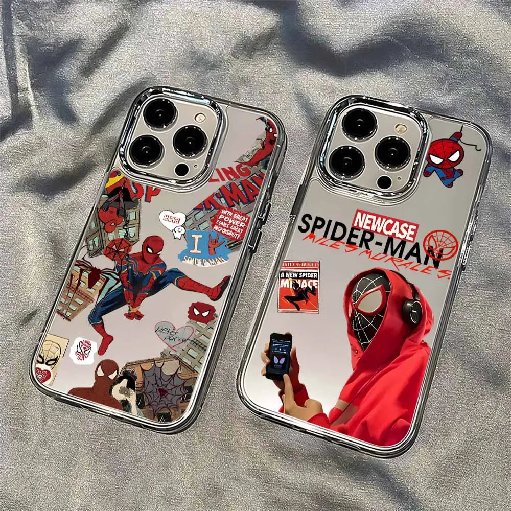 New Spiders-man Phone Case for Xiaomi Mi 15 14T 14 12T 11T 11 Lite Poco M7 X7 X6 F5 F6 X5 X4 GT Pro 4G 5G Transparent Soft Cover