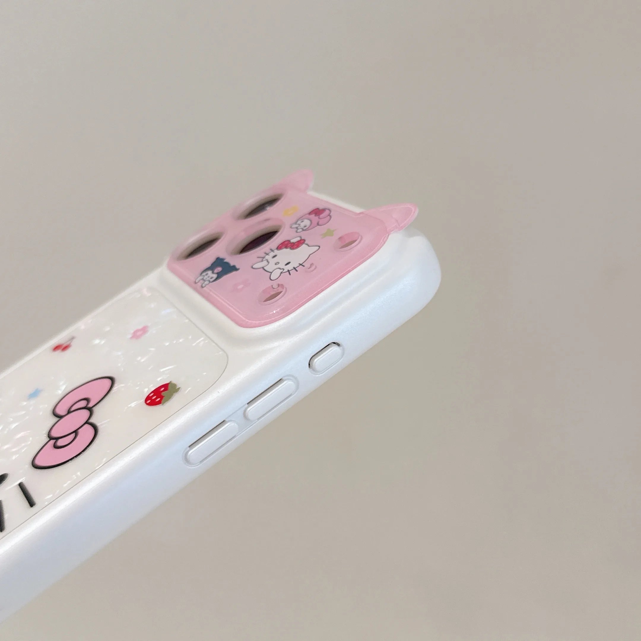 Cartoon Style Best Friends For Hello Kitty Shell Print Case For iPhone 17 Pro Max 16 15 Bling Anti-Fall Soft TPU Phone Cover